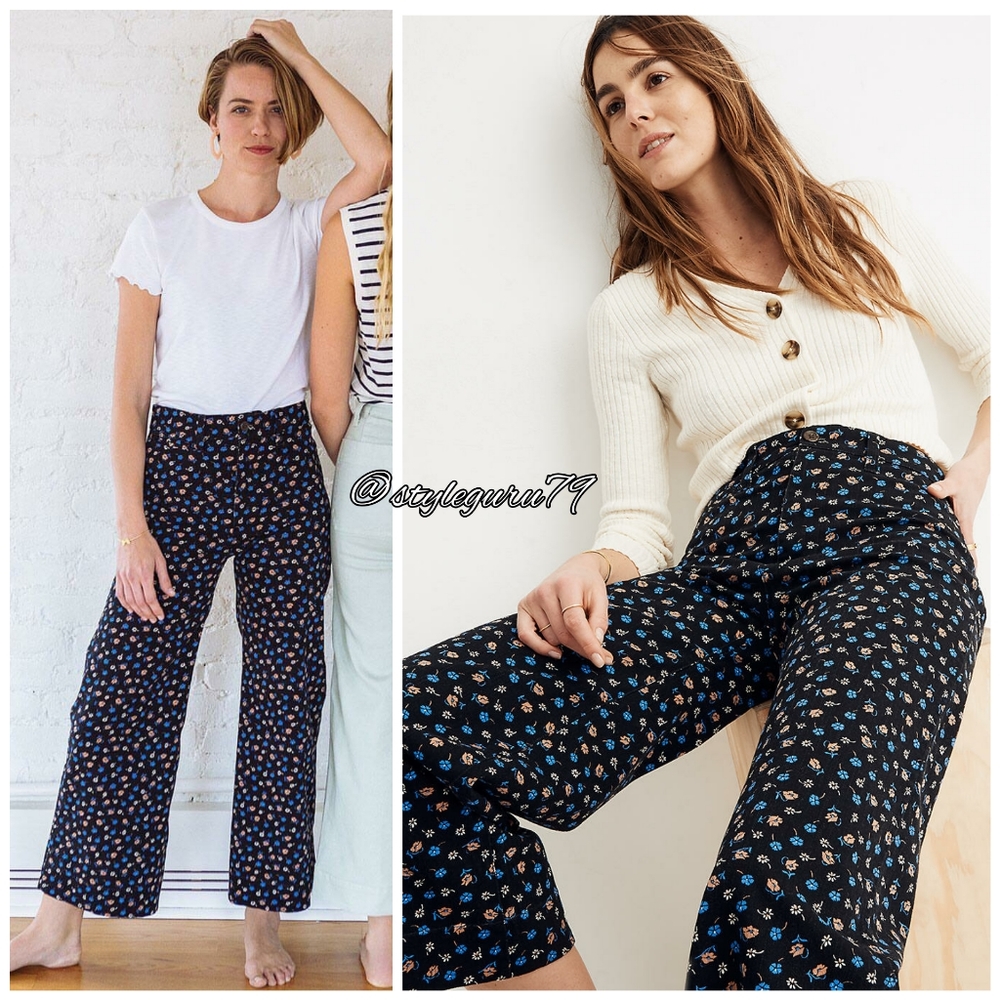 Madewell, Emmett Crop Wide Leg Pants